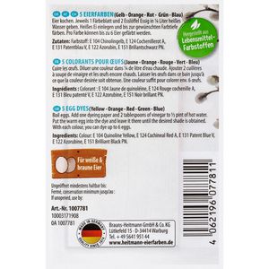 Produktbild für Eierfarben Heitmann-Eierfarben 1007781