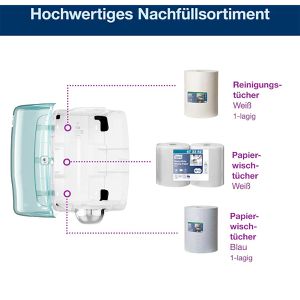 Produktbild für Putztuchrollenhalter Tork Maxi, 653000, W2