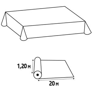 Produktbild für Tischdeckenrolle PROnappe Spunbond, R782021I