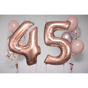 Produktbild für Luftballons Amscan 9906279, Riesenzahl 4, rose