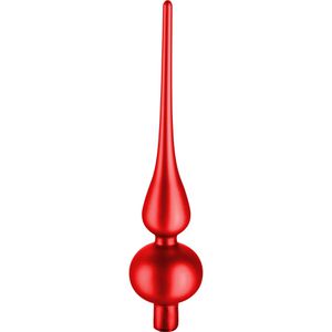 Produktbild für Christbaumspitze Inge-Glas Merry Red, matt oder glänzend, rot