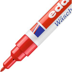 Produktbild für Wäschemarker Edding 8040, schnelltrocknend, rot