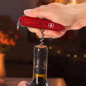Produktbild für Taschenmesser Victorinox Huntsman 1.3713.T, rot transparent