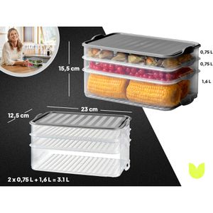 Produktbild für Aufschnittbox uandu Kühlschrankdose, aus Kunststoff