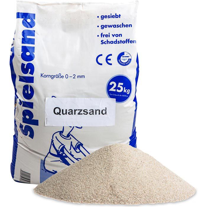 TKG Quarzsand 25 kg getrocknet, - Böttcher AG