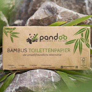 Produktbild für Toilettenpapier pandoo Bambus