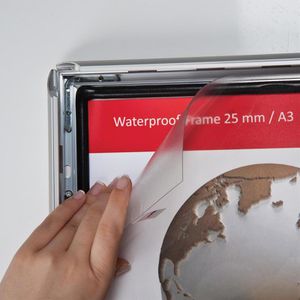 Produktbild für Klapprahmen Update-Displays Waterproof, 25 mm Profil, DIN A1