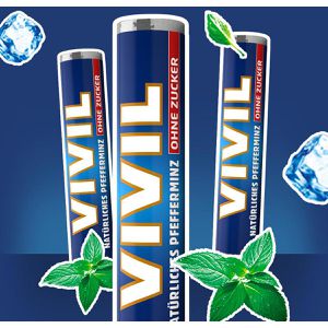 Produktbild für Kräuterbonbons Vivil Pfefferminz