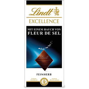 Tafelschokolade Lindt Excellence Fleur de Sel Feinherb