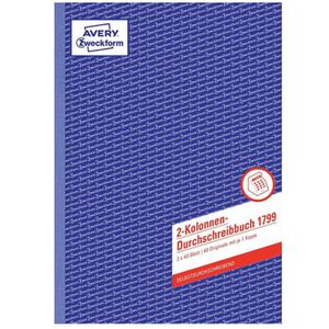 Produktbild für Spaltenbuch Zweckform 1799, 2 Spalten