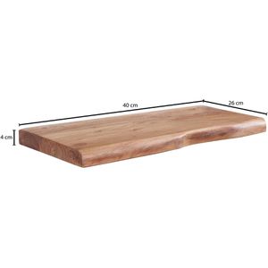 Produktbild für Wandregal Wohnling WL6.512, akazie