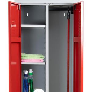 Produktbild für Mehrzweckschrank G-Office CLC/HD.1860, abschließbar, rot