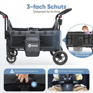 Produktbild für Bollerwagen Sekey FW153, faltbar