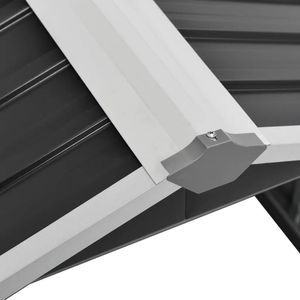 Produktbild für Mähroboter-Garage vidaXL 150909, anthrazit, aus Metall