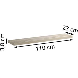 Produktbild für Wandregal CASARIA 107764, eiche
