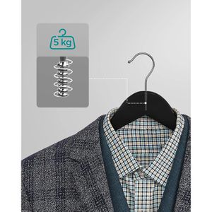 Produktbild für Kleiderbügel Songmics CRW02B-10, aus Ahornholz