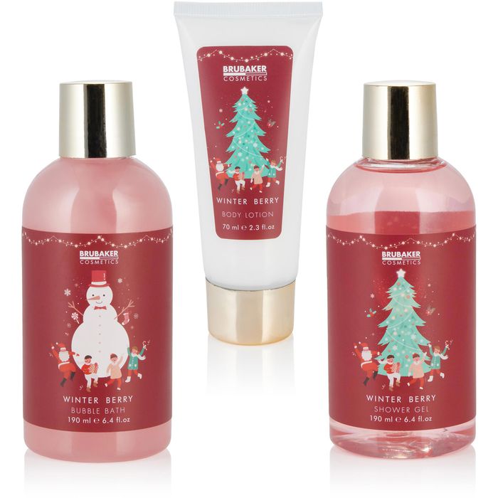 Brubaker Geschenkset Cosmetics Winter Berry Bade Und Dusch Set Winter Beeren 6 Teilig