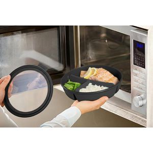 Produktbild für Mikrowellengeschirr Mepal Bento Bowl, Nordic black, Kunststoff