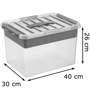Produktbild für Aufbewahrungsbox Sunware Q-Line Multibox, 22Liter