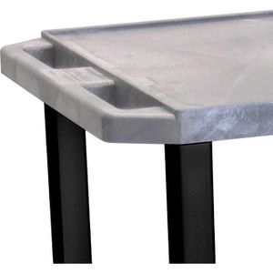 Produktbild für Tischwagen Luxor SEWT42GY-B, aus Kunststoff