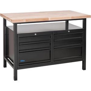 Werkbank Güde P 1200 SS Black Line, 40839, schwarz