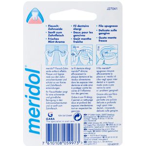 Produktbild für Zahnseide Meridol Flausch-Zahnseide, gewachst