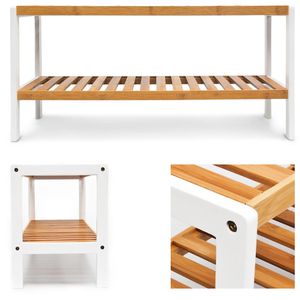 Produktbild für Schuhregal Relaxdays 10017706, aus Bambus