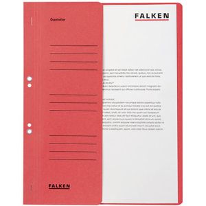 Produktbild für Ösenhefter Falken 80003817, A4, rot