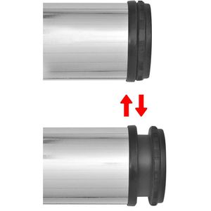 Produktbild für Tischbein vidaXL 242142, silber aus Metall