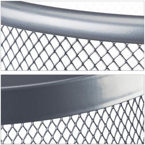 Produktbild für Papierkorb Relaxdays 10022507, silber