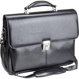 Produktbild für Aktentasche Alassio Faenza 47011 schwarz, mit Laptopfach
