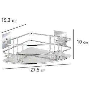 Produktbild für Duschablage Wenko Turbo-Loc Eckablage Quadro