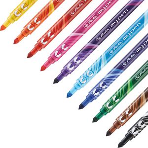 Produktbild für Fineliner Herlitz my.pen 2 in 1, farbig sortiert
