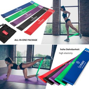 Produktbild für Fitnessband bemaxx Loop Bands Set, 30,5 x 5 cm