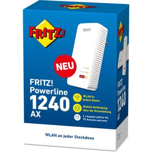 Produktbild für Powerline AVM FRITZ!Powerline 1240 AX WLAN Single