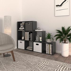 Produktbild für Bücherregal Vicco 35102, anthrazit