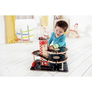 Produktbild für Parkgarage Hape 3002 Parkhaus, aus Holz