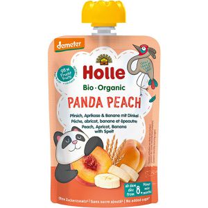 Produktbild für Fruchtpüree Holle Panda Peach, 98% Frucht demeter, BIO