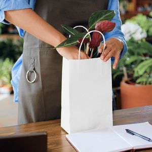 Produktbild für Papiertüten Böttcher-AG weiß