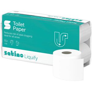 Produktbild für Toilettenpapier Satino Liquify, 061600, MT1, selbstauflösend