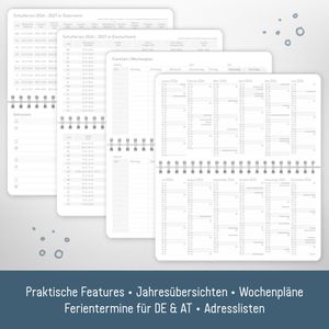 Produktbild für Tischkalender Häfft 9964-9, Black Edition, 2026