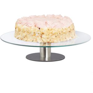 Produktbild für Tortenplatte Relaxdays 10022287, mit Fuß