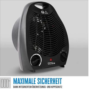 Produktbild für Heizlüfter Güde 85181, GH 2000 B, mit 3 Stufen bis 2000 Watt