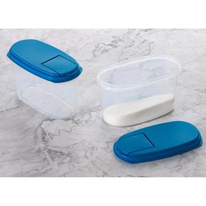 Produktbild für Schüttdose Kigima blau, aus Kunststoff, Set