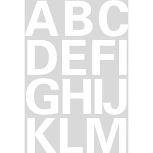 Produktbild für Klebebuchstaben Herma 4169 Vario A-Z