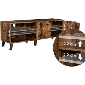 Produktbild für Lowboard Vasagle LTV027X01, aus Holz, braun