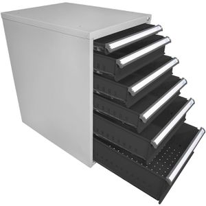 Produktbild für Schubladenschrank ADB 51516, aus Metall