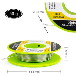 Produktbild für Lötzinn GALLUNOPTIMAL mit Flussmittel, bleifrei