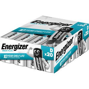 Batterien Energizer Max Plus, D