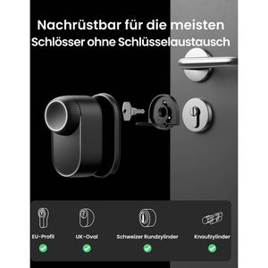 Produktbild für Smartes-Türschloss SwitchBot SmartLock Ultra Keypad &amp; Zentrale
